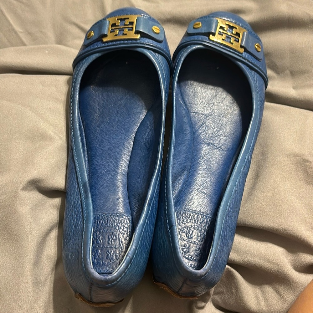 Tory Burch royal blue flats